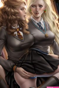 Luna Lovegood Hermione Granger Anime Sexy Girls HD Print Canvas Manga Poster