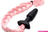: Tailz Pink Pony Tail Anal Plug : Health Household