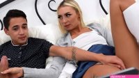 Stepsister Chloe Temple watching porn with her kinky bro