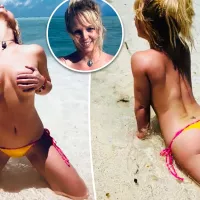 Topless Britney Spears wants to have babies in Polynesia