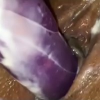 Close up dildo penetration