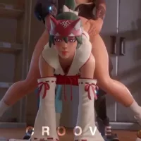 Kiriko Jack O Pose Fucking