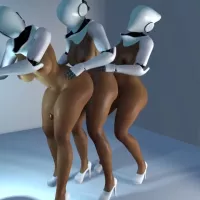 Three Shemale Robots Anal Train Fucking Haydee Porn Parody: Big Ass Big Ass Porn