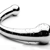 THE DOUBLE ENDED STAINLESS STEEL ANAL HOOK WAND