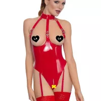 Lingerie vinyle fétiche Black Level en livraison gratuite
