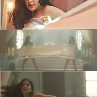 Katrinas Towel Fight Generates A Lot Of Sensation!
