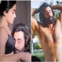 Animal Actress Rashmika Mandanna romance and Ranbir kapoor Naked Nude walk video is viral Animal:...