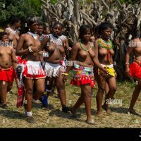 Zulu maidens hi-res stock photography and images