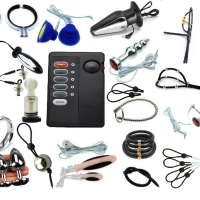 Conductive Shock Accessories Penis Ring anal plugs and Power Units