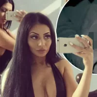 Chloe Ferry flashes boobs in plunging leotard after steamy lesbian sex with Charlotte Crosby