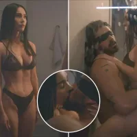 Megan Fox looks incredible as she strips off and romps with co-star in sizzling scenes as evil robot