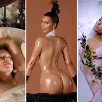 Celebs stripping off in the name of art