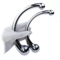 Dual Head Stainless Steel Anal Dildo