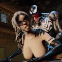 Venom Caught A Black Cat