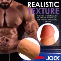 : Jock Fantasy Wrestling Wayne 7 Dildo wBalls for Men Women Couples. Realistic Shape and Texture Strong Suction Base Harness Compatible Dildo. Latex-Free PVC. 1 Piece Light. : Health Household