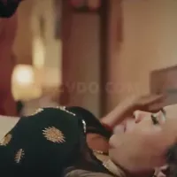 Aroused nude wife riding dick wildly in Telugu adult web series