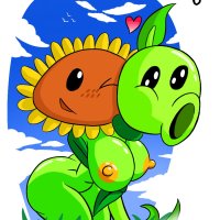 Sunflower X Peashooter pvz Porn