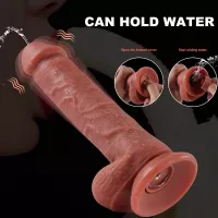 D61 Luxury Remote Control Ejaculating Vibrating Dildo 8 Inch