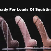8 Inch Vibrating Squirting Dildo with Remote Control
