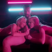 Neon Lights of Strip Club and Awesome Threesome