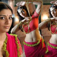 Tabu Indian Bollywood Actress Super Hot Navel Boobs Cleavage Milky