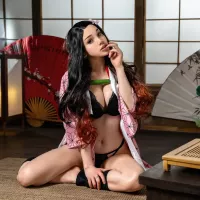 Sexy Lewd Nezuko Cosplay By Alice Delish