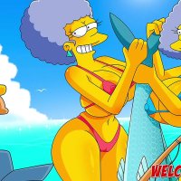 Simpsons gang in sex scenes and orgy!