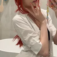 Model Hannah Owo hannahowo in cosplay Makima from Chainsaw Man