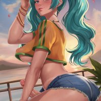 Brazilian Miku Enjoys her Toy