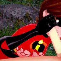 Elastigirl Cuckolding in a mission