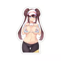Big Boobs Rosa Pokemon Waterproof Sticker