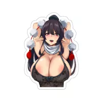 Huge Boobs Megumu Iizunamaru Touhou Project Waterproof Sticker