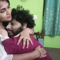 Vaishnavy and Sharun Raj Hot Boobs Romance Mallu Couple Hot Boobs Kiss Couple Hot Boobs Press Mallu Boobs Press Romance