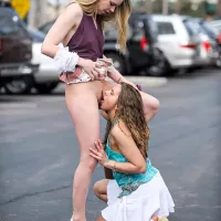 Real Life Lesbian Couple fucking in Public fluffy Lychees