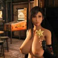 Final Fantasy remake Tifa nude mod 01 ZetaFanservice