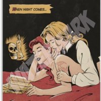 Lesbian Anime Kissing Girl Sexy Comic LES Poster 8 Nigeria