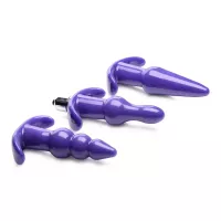 Thrill Trio Purple Anal Plug Set for Beginners and Experts