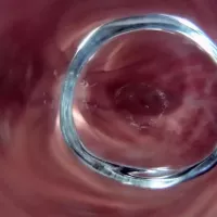 Anal inside look throughout the glass plug