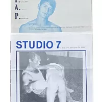 Collection of Materials Related to Gay Male Spanking Butt Play Enemas circa 1980s-2001