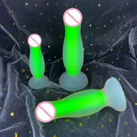Semi-permeable Multicolor Luminous Anal Plug