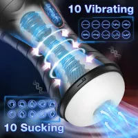 Upgraded Sucking Vibration Automatic Male Masturbators Cup