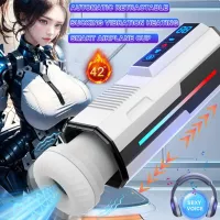 Automatic Telescopic Male Masturbator Cup Sucking Vibrating Masturbati