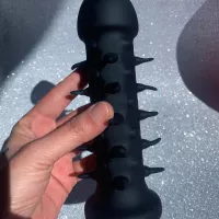 Black Spiked BDSM Dildo SLXL