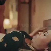 Aroused nude wife riding dick wildly in Telugu adult web series