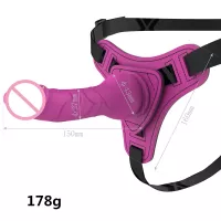 Realistic Womens Massage Strap On Dildo Sexy Silicone Butt Plug For Lesbian Gay Adults From Sextoyfactorystore 13.12