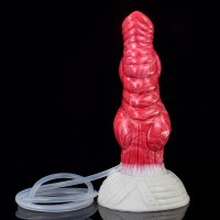 7Knot Alien Penis Ejaculating Squirting Water Dildo Dong Anal Butt Plug Sex Toy