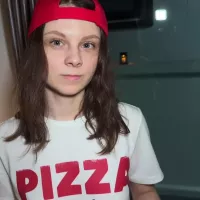 Cute Slim Petite Pizza-girl Lets the Client Fuck Her Hard To Compensate Him For the Eaten Pizza