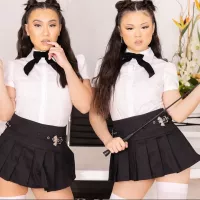 Lulu Chu in Petite Asian School Girls Lulu Chu And Kimmy Kimm Have Jules All Tied Up