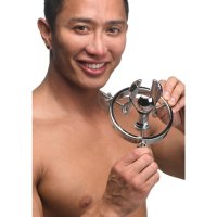 XR Brands Forced Spread Anal Explorer made of stainless steel 7695