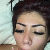 HOT LATINA CUM ON FACE